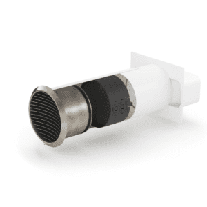 Komplett vegggjennomføring inkl. spjeld flat